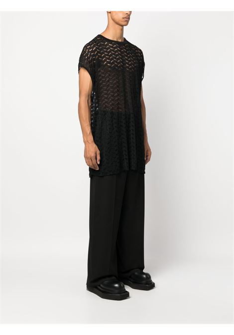 maglia traforata DRIES VAN NOTEN | T-shirt | HENGEL7362BLACK